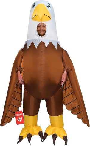 Morph Blow Up Eagle Costume, Inflatable Bald Eagle Costume for Adults, Giant Funny Eagle Blow Up Outfit, One Size in Saudi Arabia
