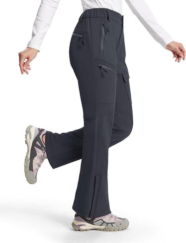 Womens Snow Ski Pants Fleece Lined Water Resistant Insulated Thermal Warm Winter Hiking Pants in Saudi Arabia