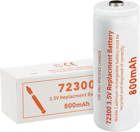 3.5V Rechargeable Battery for Welch Allyn 72200 & 71050/11720 Medical Devices - UL/CE Certified, 800mAh Ni-CD Replacement (Fits Otoscope/Diagnostic Handles) in Kuwait