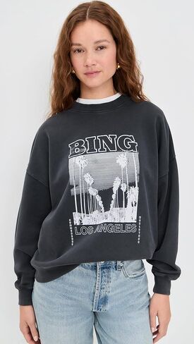 ANINE BING Women's Miles Bing Tour Sweatshirt in Kuwait