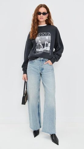 ANINE BING Women's Miles Bing Tour Sweatshirt in Kuwait