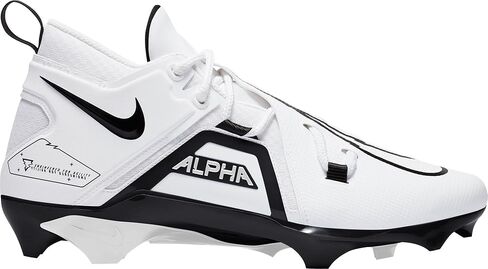 Nike Alpha Menace Pro 3 CT6649-100 Men's Football Cleats 14 US, White/White/White/Black in Saudi Arabia