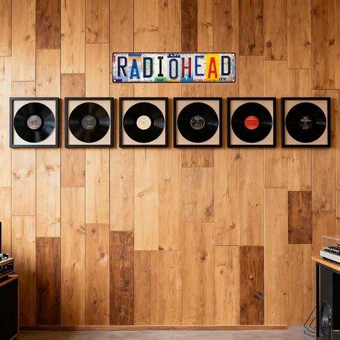 علامة شارع راديوهيد عتيقة علامة معدنية من القصدير لفن جدار غرفة الموسيقى in Kuwait