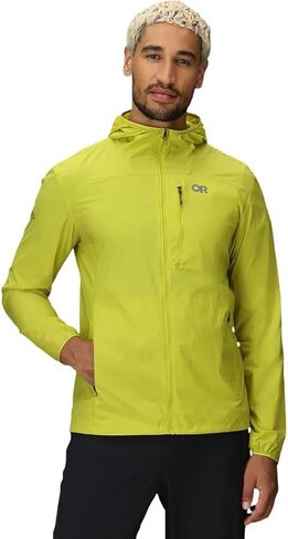 Outdoor Research Men's Shadow Wind Hoodie, Viper, M in Saudi Arabia