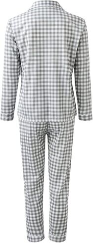 Womens Button Down Pajama Sets Soft Pajamas For Women Set 2 Piece Long Sleeve Cute Pjs Comfy Soft Lounge Sleepwear in Saudi Arabia