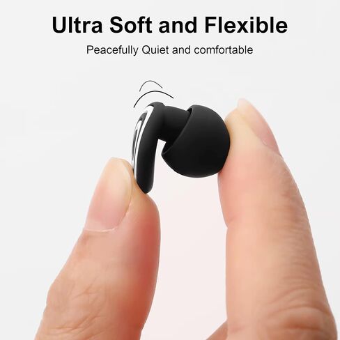 ROMI Ear Plugs for Sleeping & Snoring – 33 dB Noise Cancelling Silicone Earplugs for Concerts, Travel & Work – Reusable & Washable with Carrying Case + Adjustable Fit (4 Sizes XS/S/M/L) in Saudi Arabia
