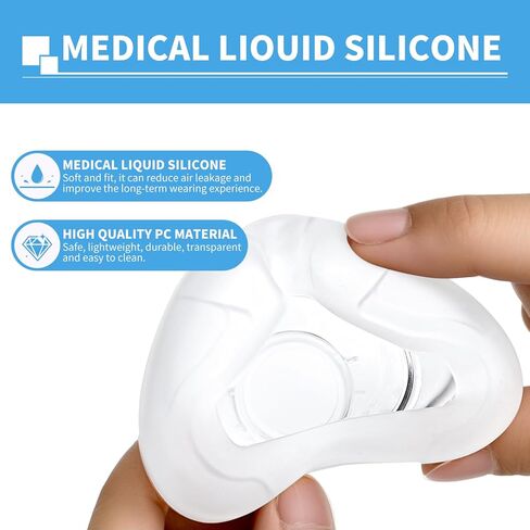 Replacement Cushion for ResMed AirFit N20, Nasal Mask Cushion Replacement, Reliable Seal Perfect Fit, 3 Packs (Medium) in Saudi Arabia