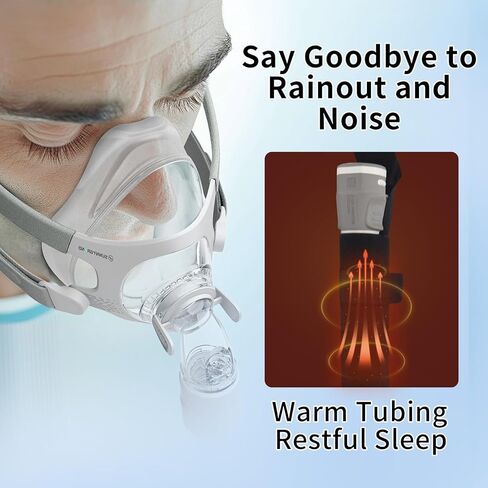 6ft 5in CPAP Hose Cover for ResMed AirSense 11&10 ClimateLineAir Heated Tubing, Full Zipper CPAP Tube Cover, Cat Proof CPAP Tubing Cover - Minimizes Condensation and Noise in Saudi Arabia