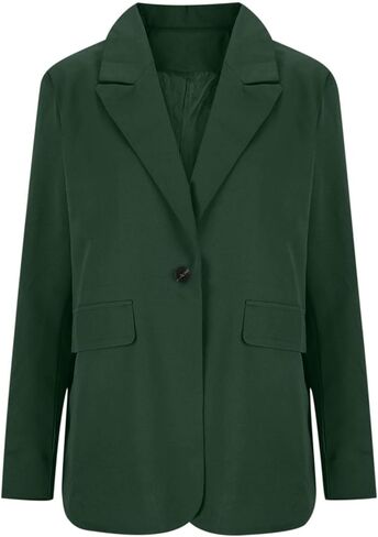 Women's Ruched 3/4 Sleeve Blazers, Lightweight Slim Fit Jackets with Padded Shoulder for Business Casual in Saudi Arabia