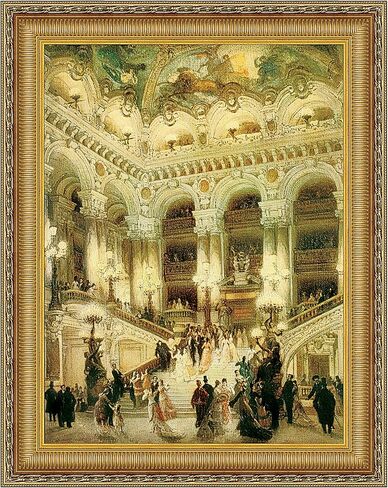 Design Toscano Le Couloir de l'Opera Canvas Replica Painting: Medium in Saudi Arabia