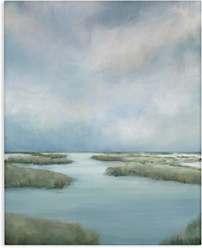 Stupell Industries Hazy Marsh Land View Canvas Wall Art, design by Leah Noel Art, 30 x 24 in Saudi Arabia