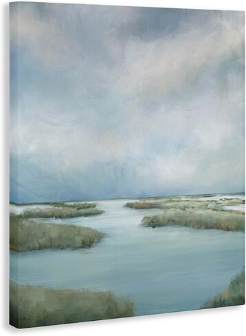 Stupell Industries Hazy Marsh Land View Canvas Wall Art, design by Leah Noel Art, 30 x 24 in Saudi Arabia