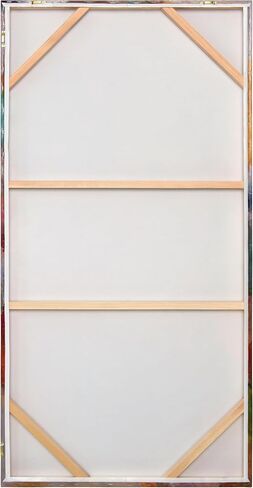 Empire Art Direct "Colorful Symphony I Crystallus Epoxy Coated Wrapped Glossy Canvas Wall Art, Ready to Hang, Living Room, Bedroom & Office, 48"x24"x1.5" in Saudi Arabia