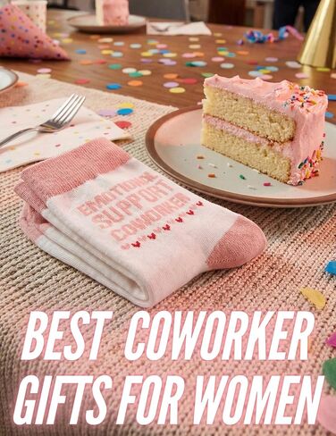جوارب InnoBeta Work Bestie Gifts للنساء، هدايا العمل Bestie لزملاء العمل، جوارب طاقم مقاس واحد in Saudi Arabia