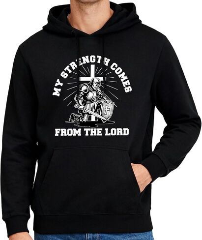 Black Hoodies for Men,Pullover Hoodie for Men,Loose Fit Polyester Pullover Sweatshirt for Men Women,Essentials Hoodie in Saudi Arabia