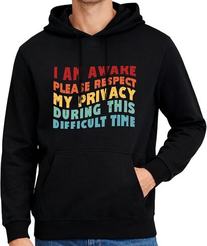 Black Hoodies for Men,Pullover Hoodie for Men,Loose Fit Polyester Pullover Sweatshirt for Men Women,Essentials Hoodie in Saudi Arabia