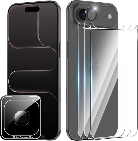 for Samsumg Galaxy A16 5G/4G Screen Protector,[2+2 Pack] Screen Protector+Camera Lens Protector,9H,Tempered Glass,Bubble-Free,Anti-Scratch in Kuwait