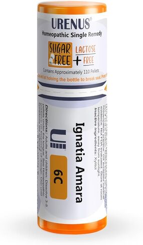 Ignatia Amara 1M Sugar Free Lactose Free Homeopathic Remedy 110 Pellets, Urenus in Saudi Arabia