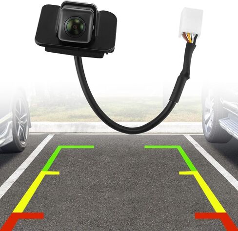 MOHANO Car Rear View Backup Camera HD Fit for 2012-2015 Honda Pilot, Park Assist Backup Camera Trajectory Replace OE# 39530SZAA01 in Saudi Arabia