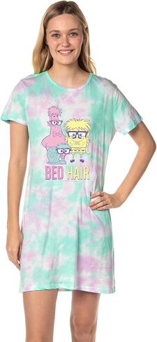 INTIMO SpongeBob SquarePants Women's Patrick Bed Hair Funny Nightgown Sleep Pajama Shirt in Saudi Arabia
