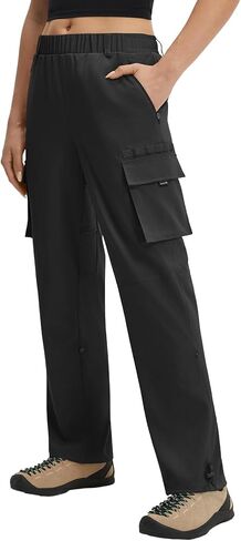 BALEAF Women's Hiking Pants with 5 Pockets Tactical Lightweight Breathable Ripstop Water Resistant Quick Dry Cargo UPF 50+ in Saudi Arabia