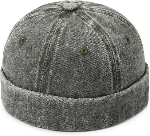 Beanie Cap Retro Sailor Hat Cotton Landlord Cap Spersonality Adjustable Mens Women Street Hip Hop Hats Dome Brimless in Saudi Arabia