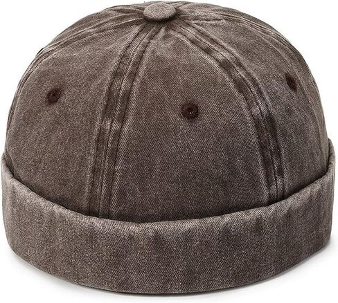 Beanie Cap Retro Sailor Hat Cotton Landlord Cap Spersonality Adjustable Mens Women Street Hip Hop Hats Dome Brimless in Saudi Arabia