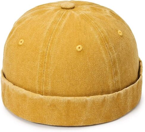 Beanie Cap Retro Sailor Hat Cotton Landlord Cap Spersonality Adjustable Mens Women Street Hip Hop Hats Dome Brimless in Saudi Arabia