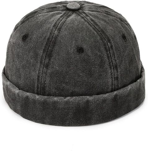 Beanie Cap Retro Sailor Hat Cotton Landlord Cap Spersonality Adjustable Mens Women Street Hip Hop Hats Dome Brimless in Saudi Arabia