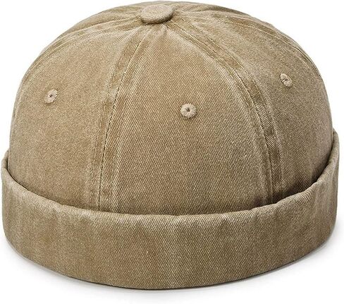 Beanie Cap Retro Sailor Hat Cotton Landlord Cap Spersonality Adjustable Mens Women Street Hip Hop Hats Dome Brimless in Saudi Arabia