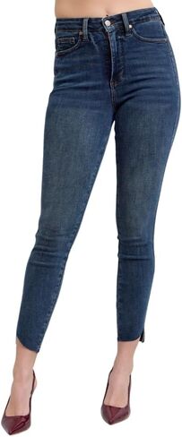 Judy Blue HW Tummy Control Step Hem Skinny Jeans - Ultimate Comfort & Flattering Fit - 88913 in Saudi Arabia