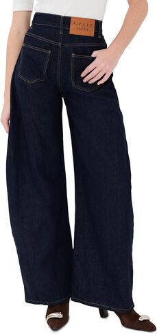 A.W.A.K.E. MODE Women's Rounded Rinse Wash Jeans in Kuwait