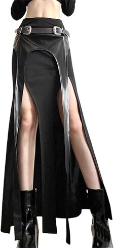 Goth Skirts for Women Punk Grunge Rave Emo Y2k Vintage Halloween in Saudi Arabia