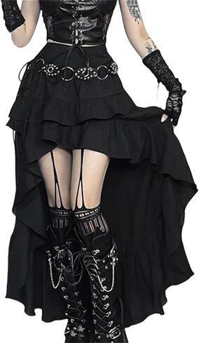 Goth Skirts for Women Punk Grunge Rave Emo Y2k Vintage Halloween in Saudi Arabia