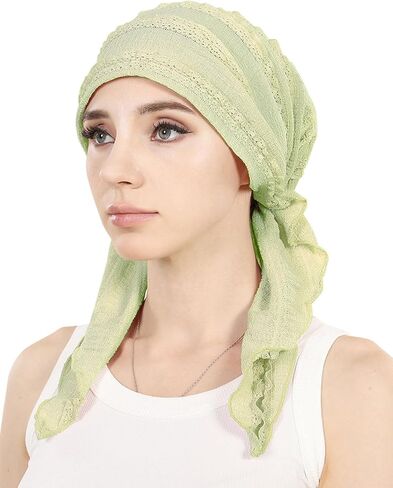 أغطية الرأس الكيميائية للنساء وشاح الرأس المربوط مسبقًا أغطية الرأس العمائم الناعمة قبعات السرطان الكيماوي قبعة صغيرة أغطية الأوشحة in Kuwait