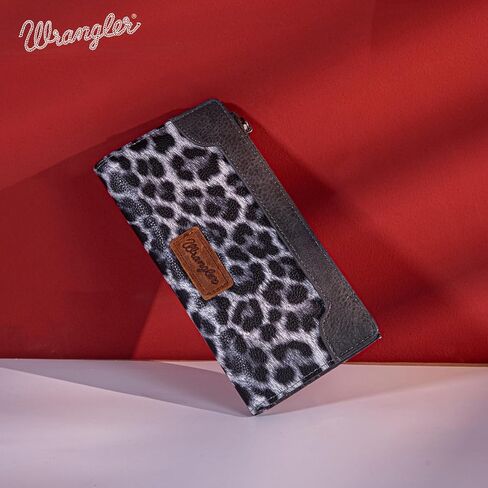 Wrangler Leopard Print Tote Bag and RFID Wallets Set for Women in Saudi Arabia