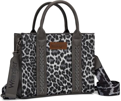 Wrangler Leopard Print Tote Bag and RFID Wallets Set for Women in Saudi Arabia