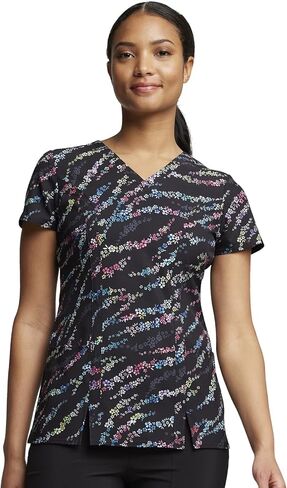 Dickies EDS Women Scrubs Top V-Neck DK656 in Saudi Arabia