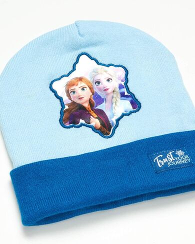 Disney Girls Frozen Hat and 2 Pair Gloves/Mittens Cold Weather Set, Frozen Mitten 2-4, Size Age 2-4 in Saudi Arabia