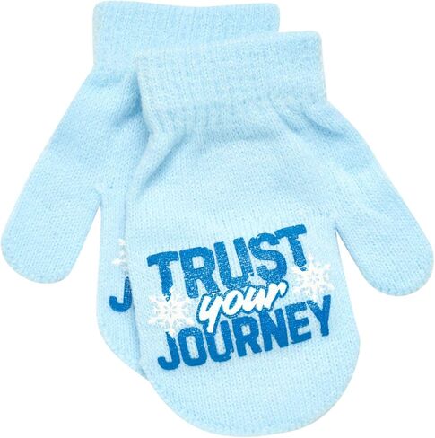 Disney Girls Frozen Hat and 2 Pair Gloves/Mittens Cold Weather Set, Frozen Mitten 2-4, Size Age 2-4 in Saudi Arabia