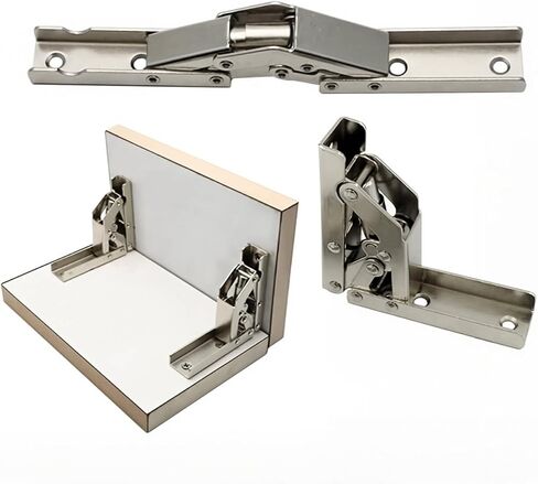 90 Degree Folding Door/Shelf Hinge Hidden Bracket Table Holder Furniture Parts(6pc) in Kuwait
