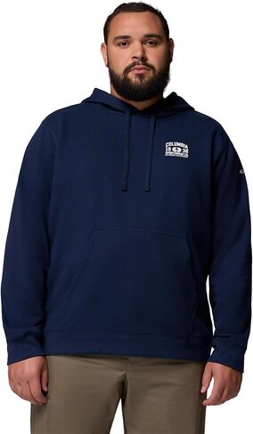 Columbia Mens Trek Graphic Hoodie, Collegiate Navy/Outdoor Arch, 3X in Saudi Arabia