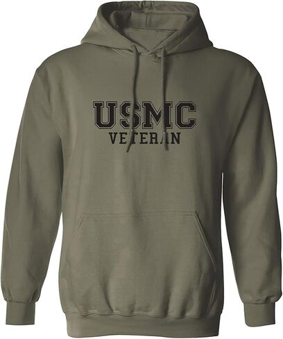 zerogravitee USMC Veteran BLACK logo Hooded Sweatshirt in Saudi Arabia