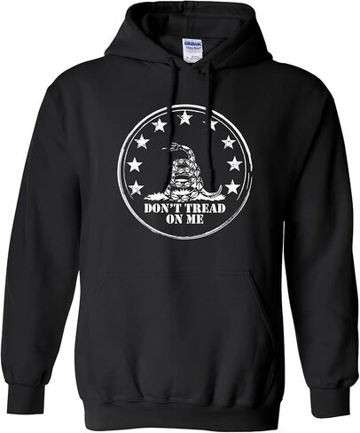 zerogravitee Don't Tread On Me Adult Hooded Sweatshirt in 9 colors in Saudi Arabia
