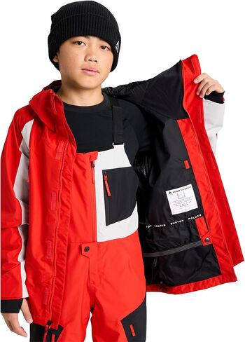 Burton Kids' GORE-TEX Shell Jacket – Flame Scarlet/True Black, M in Saudi Arabia