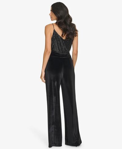 Calvin Klein Womens Wide Leg Hidden Closure Trouser Pant in Saudi Arabia
