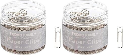 Small Paper Clips, 1.1 Inch Paper Clip, 300 pcs Paperclips (Small, Silver) in Saudi Arabia