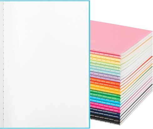 24 Pack Colorful Lined Notebooks for Writing, Journals Bulk, A5 Composition Books, 8.3x5.5 Inch, 60 Pages, 30 Sheets Sketchbooks for Office School Travel Supplies (Lined-24 pack, 12 Colors) in Saudi Arabia