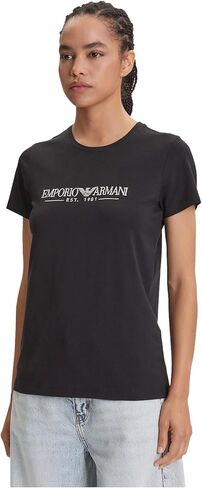 Emporio Armani Womens Everyday Cotton Short Sleeve Crew Neck Shirt in Saudi Arabia