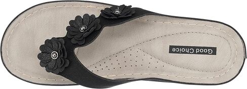 GC Shoes Women's Wedge Sandals, Low Heel Casual Summer Platform w/Arch Support, Thong Slide Comfort Wedges, Ammie in Saudi Arabia